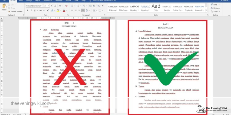Cara Merapikan Tulisan di Word